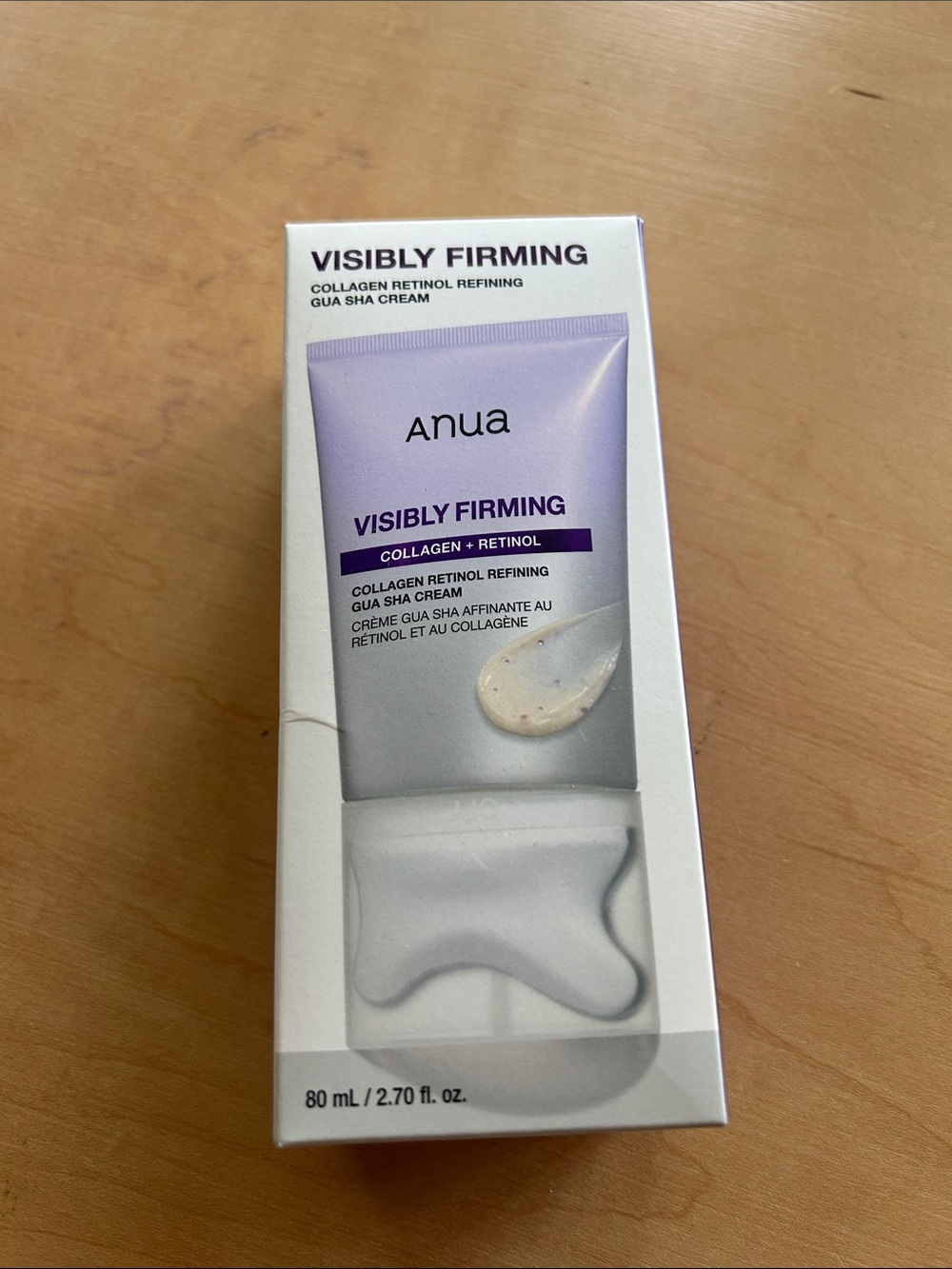 Anua Visibly Firming Collagen + Retinol Gua Sha Cream - Lavender
